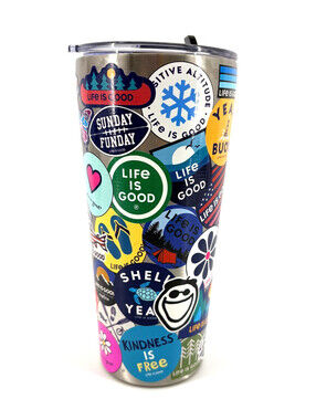 Life Is Good 25oz Grande Stainless Steel Tumbler